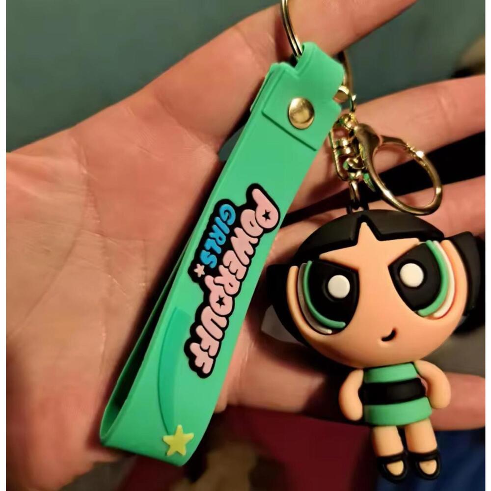 Powerpuff girls keychain